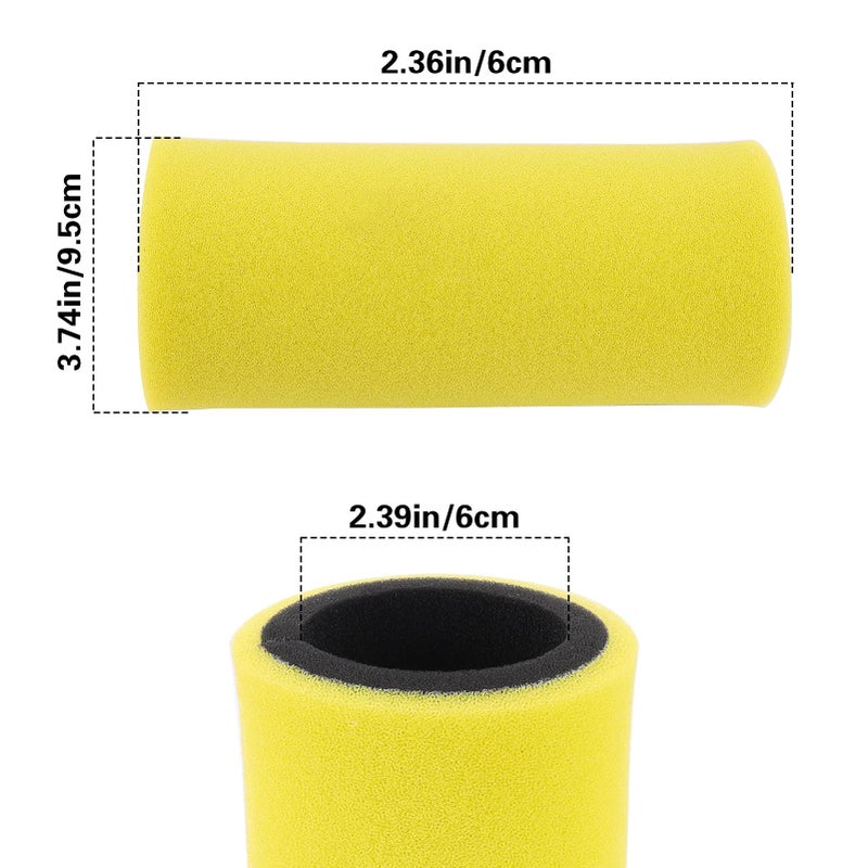 LOCOPOW Air Filter 5UG-E4451-00 FS-923 Replacement for Yamaha Rhino 660 YXR660 2004 2005 2006 2007 / Rhino 450 YXR450 2006 2007 2008 2009 - Image 3